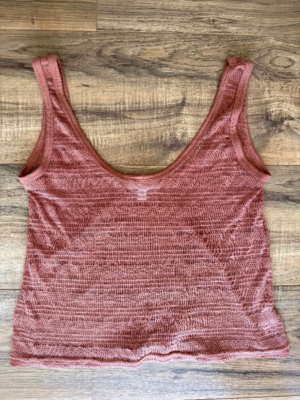 Cotton On Sheer Crochet Crop Tank Top